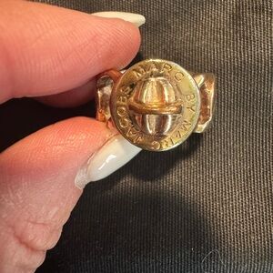 Marc By Marc Jacobs Gold Ornate Sphere Ring